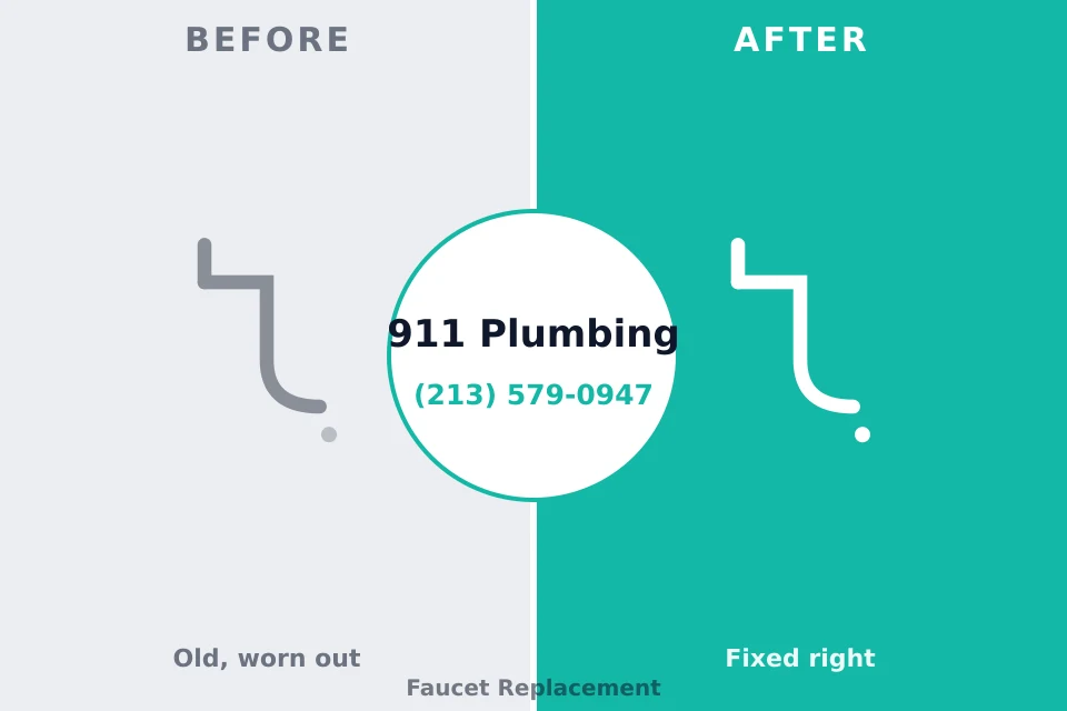 Before and after: plumbing repair South Blooming Grove, NY
